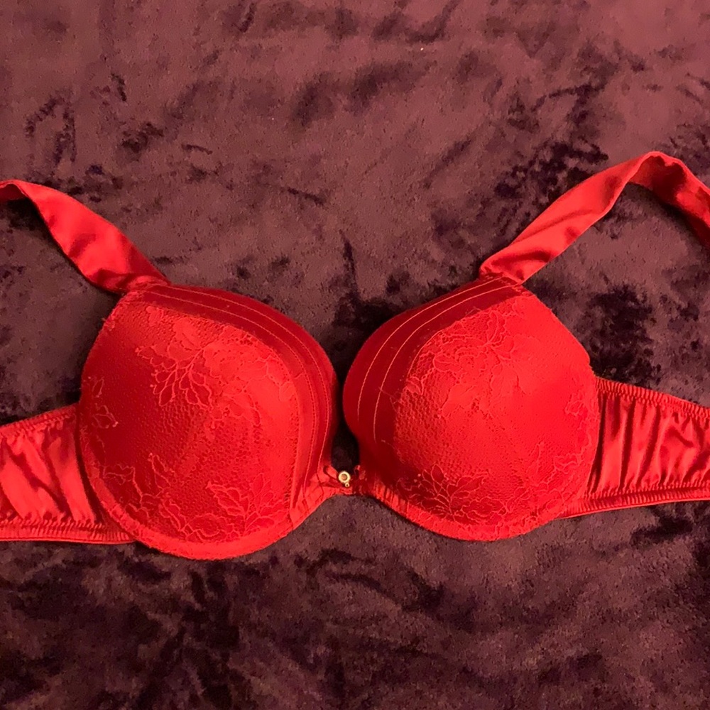 Red bra 34D
